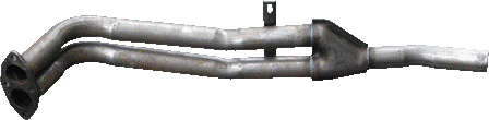 приёмная труба без катализатора на газель евро-2 змз-406